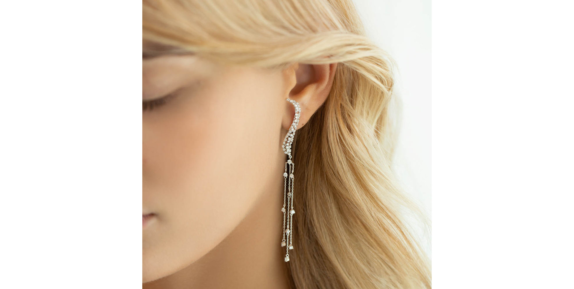 Náušnice s diamantmi Obrien