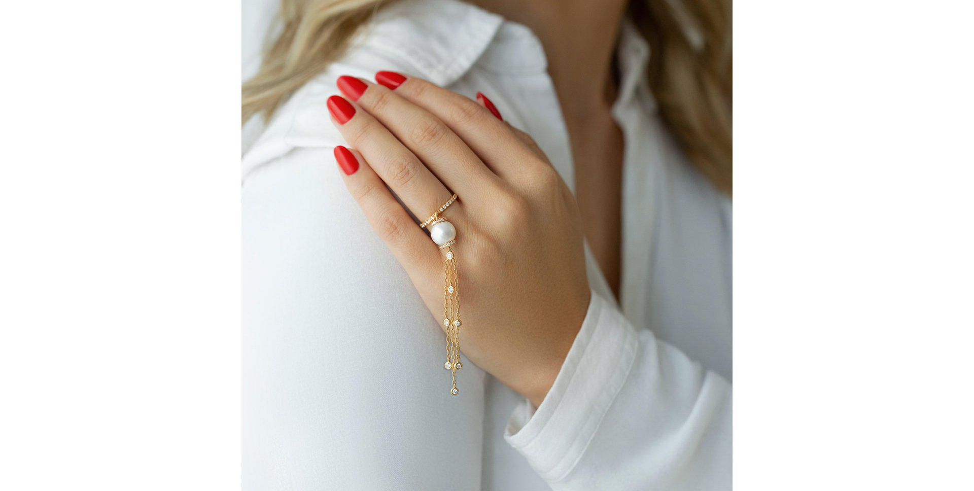 Prsteň s perlou a diamantmi Sultan Miracle