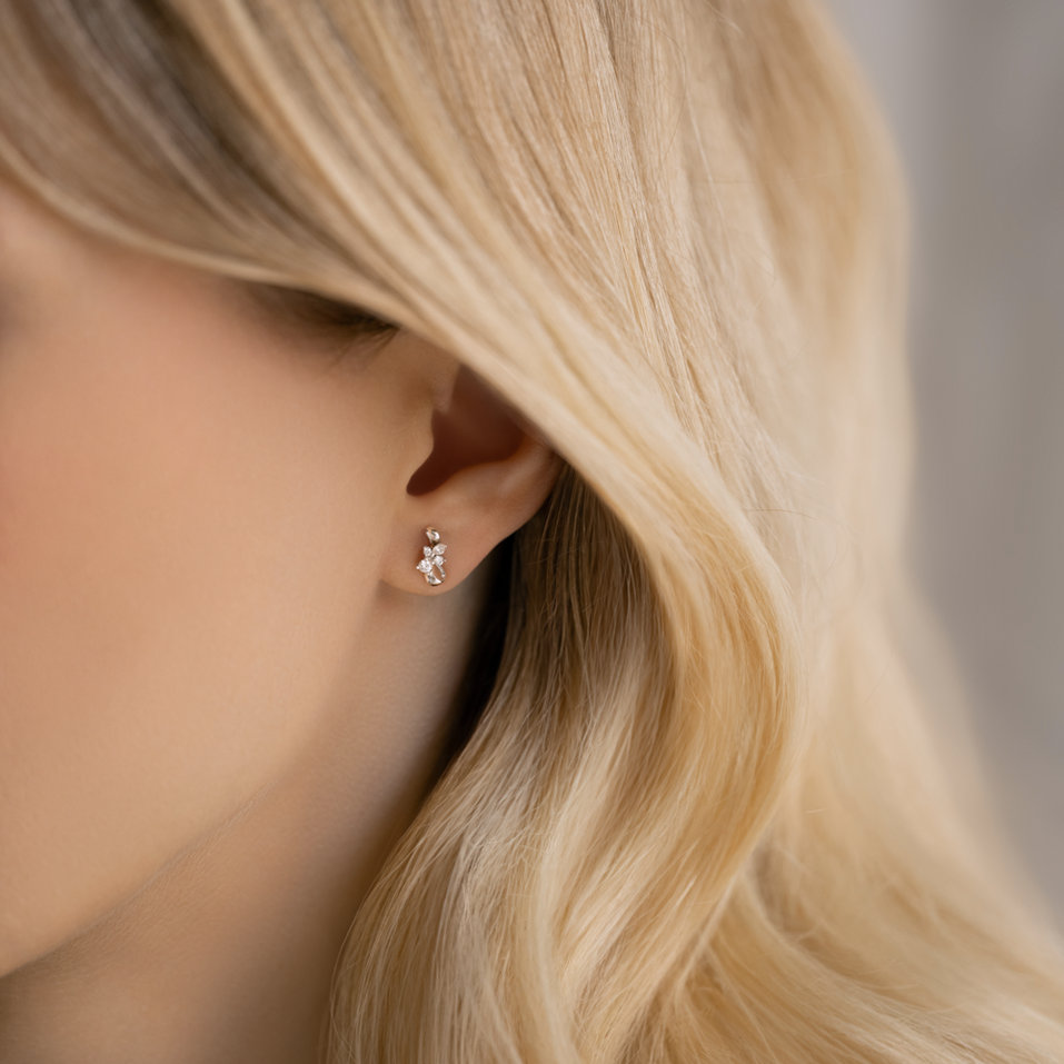 Náušnice s diamantmi Aissa