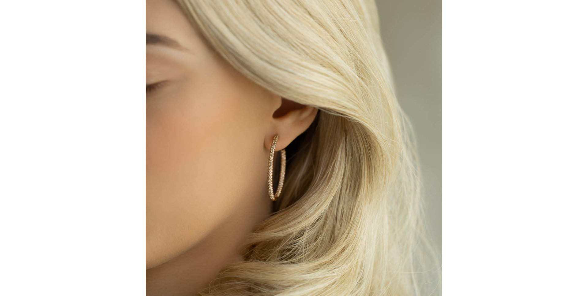 Náušnice s hnedými diamantmi Moonlight Rain