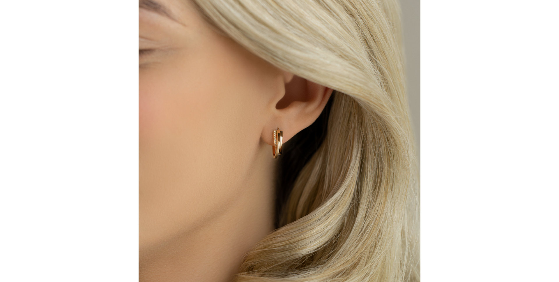 Náušnice s hnedými diamantmi Infinite Dream