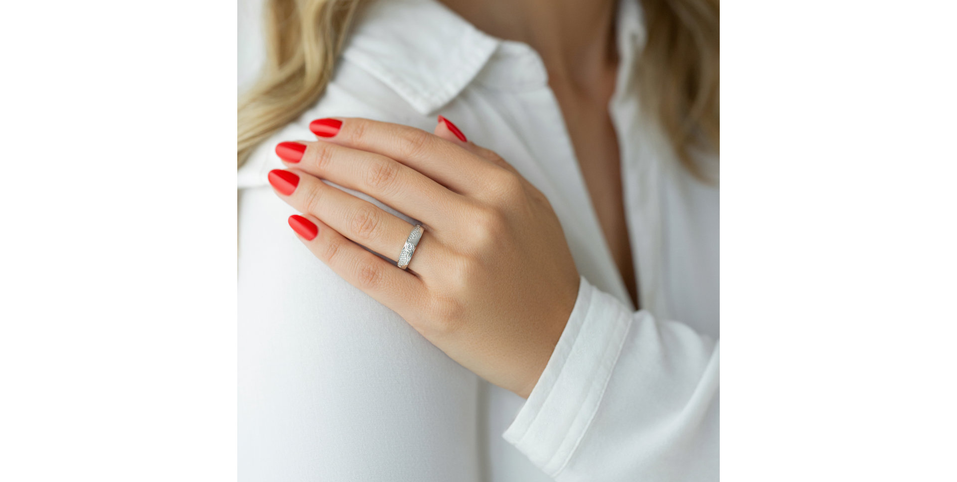 Prsteň s diamantmi Delicate Dedication