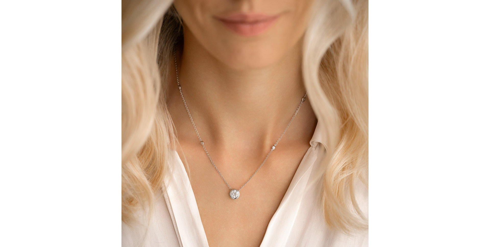 Náhrdelník s diamantmi Alice