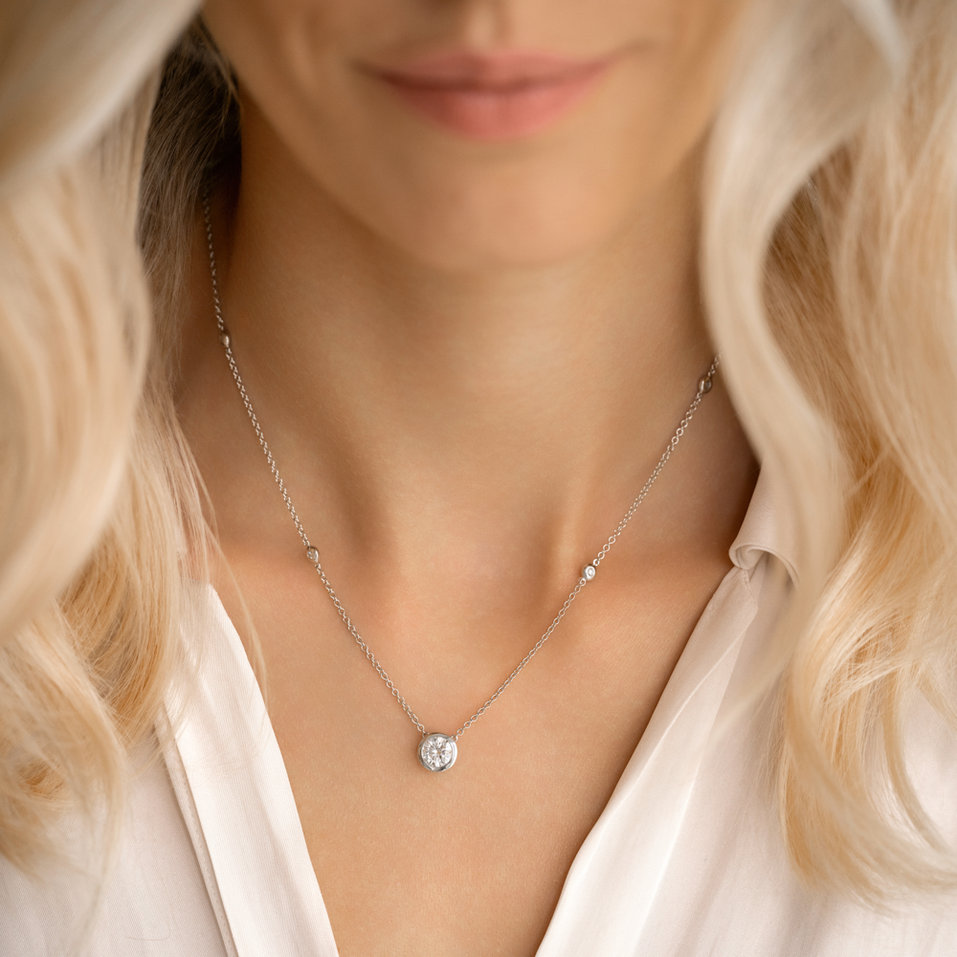 Náhrdelník s diamantmi Alice