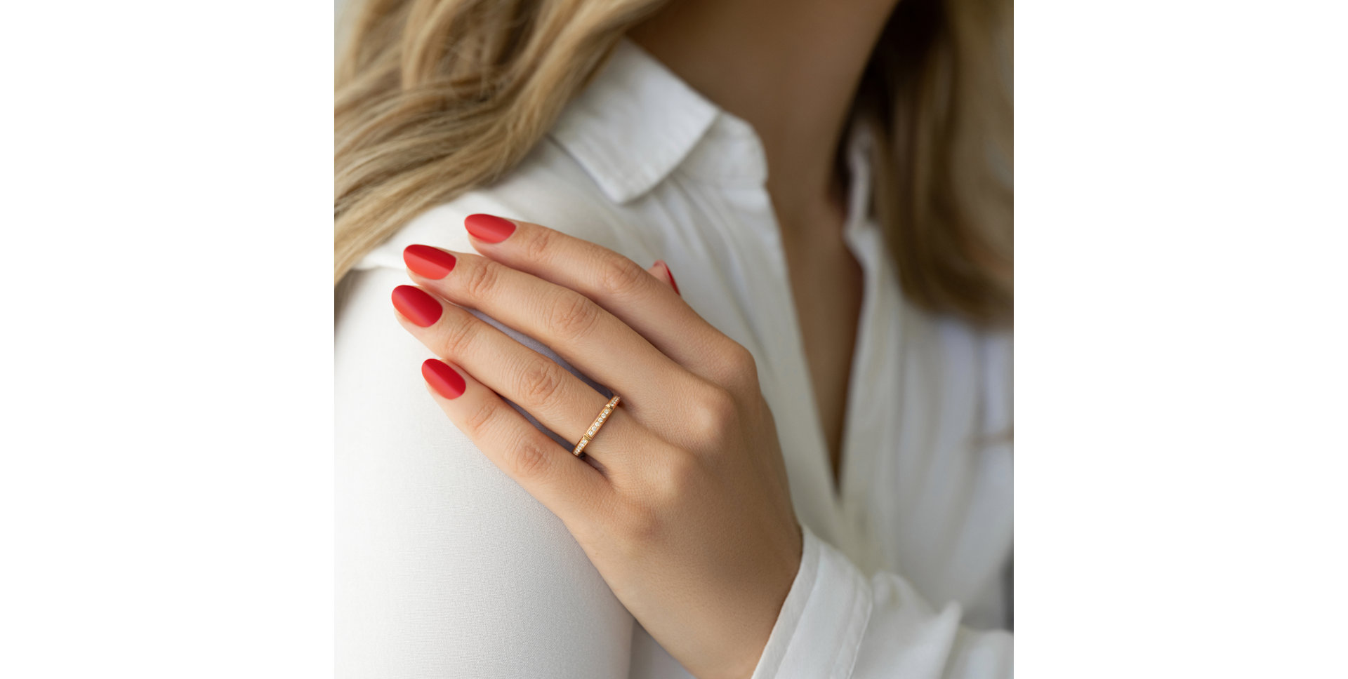 Prsteň s diamantmi Divine Radiance