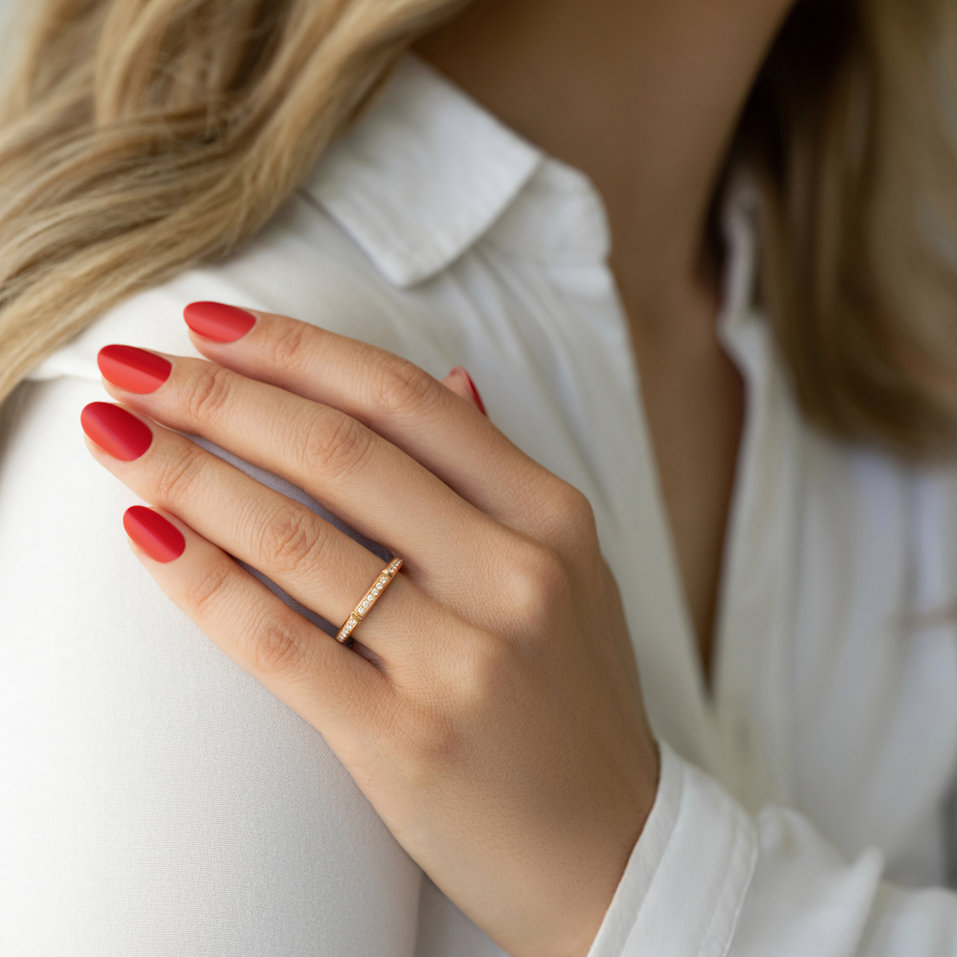 Prsteň s diamantmi Divine Radiance