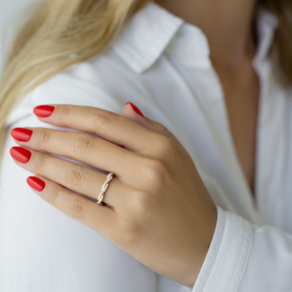 Prsteň s diamantmi Keleseth