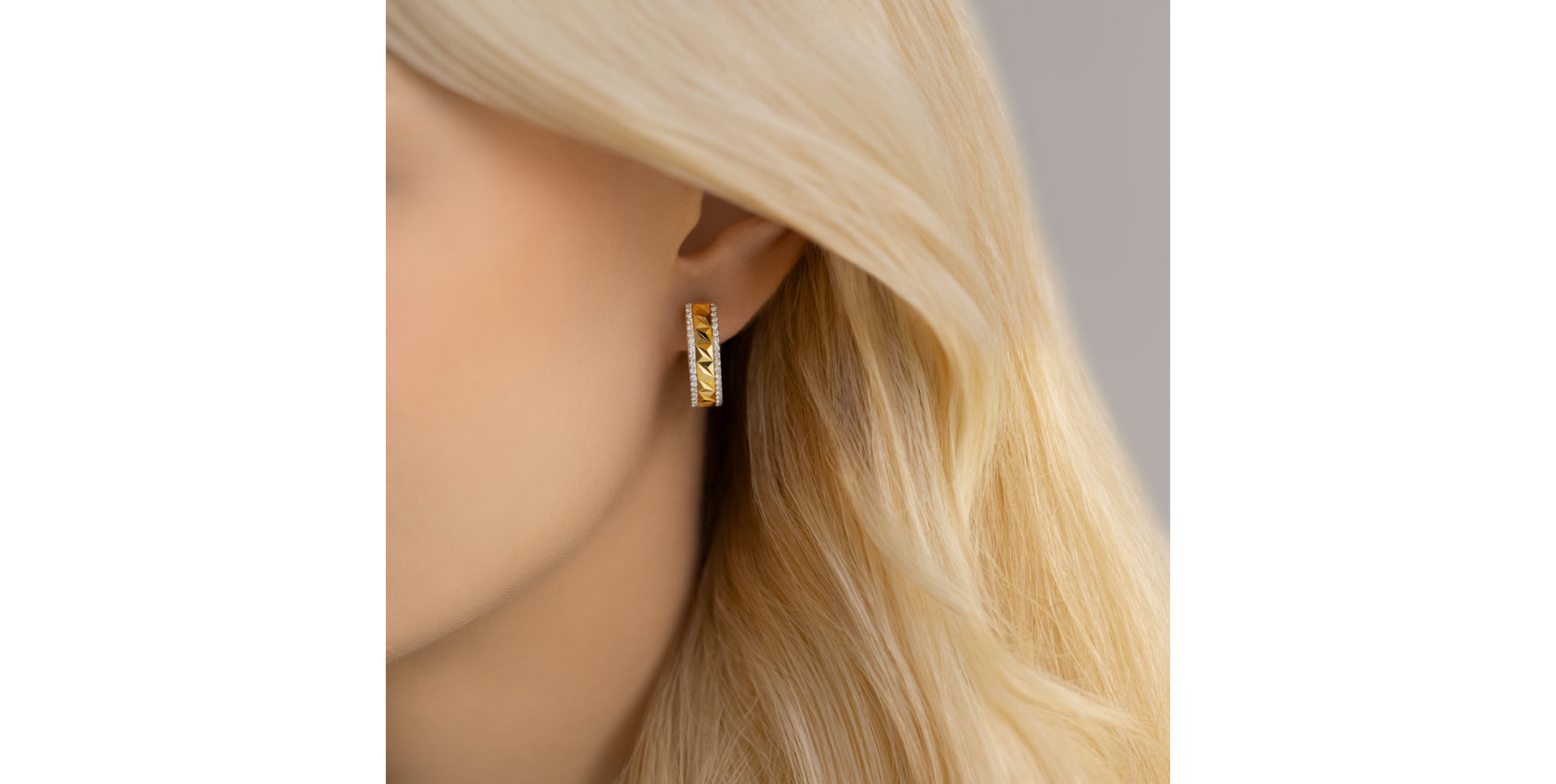 Náušnice s diamantmi Solar Rhapsody