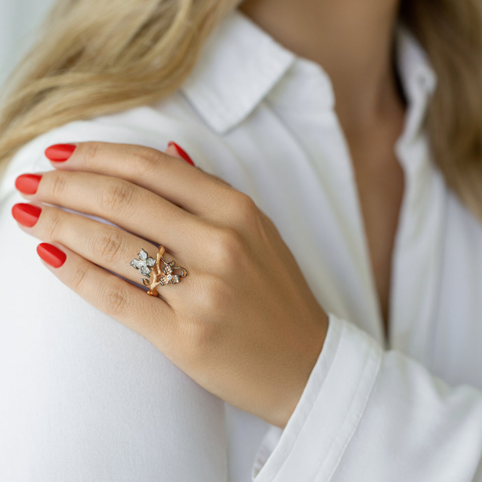 Prsteň s diamantmi Magic Oasis