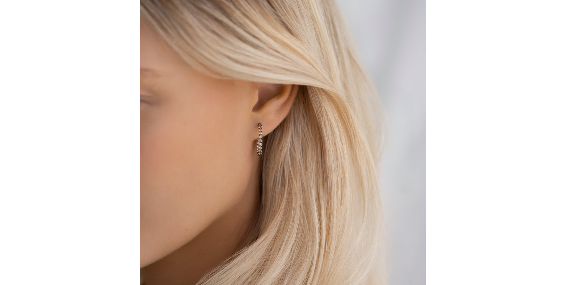 Náušnice s hnedými diamantmi Fashion Creoles