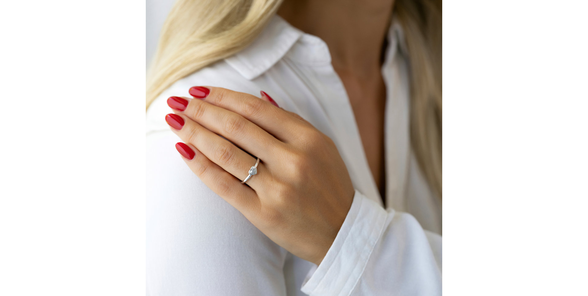 Prsteň s diamantom Divine One