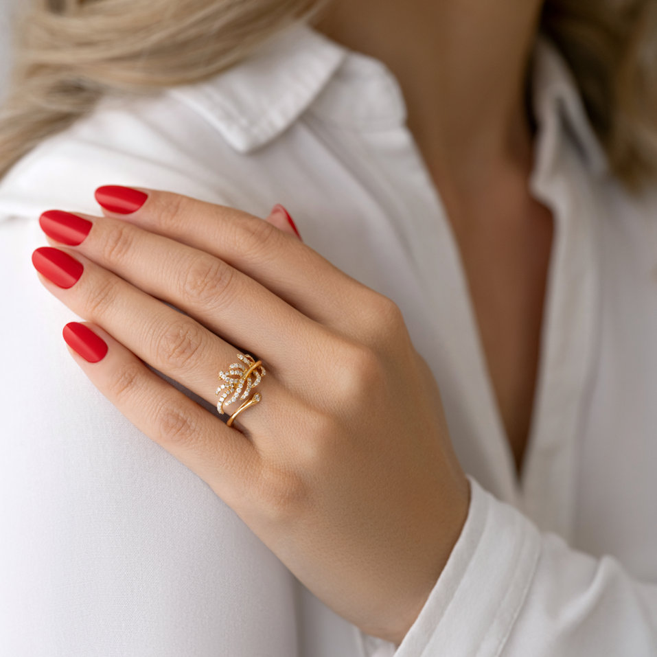 Prsteň s diamantmi High Society