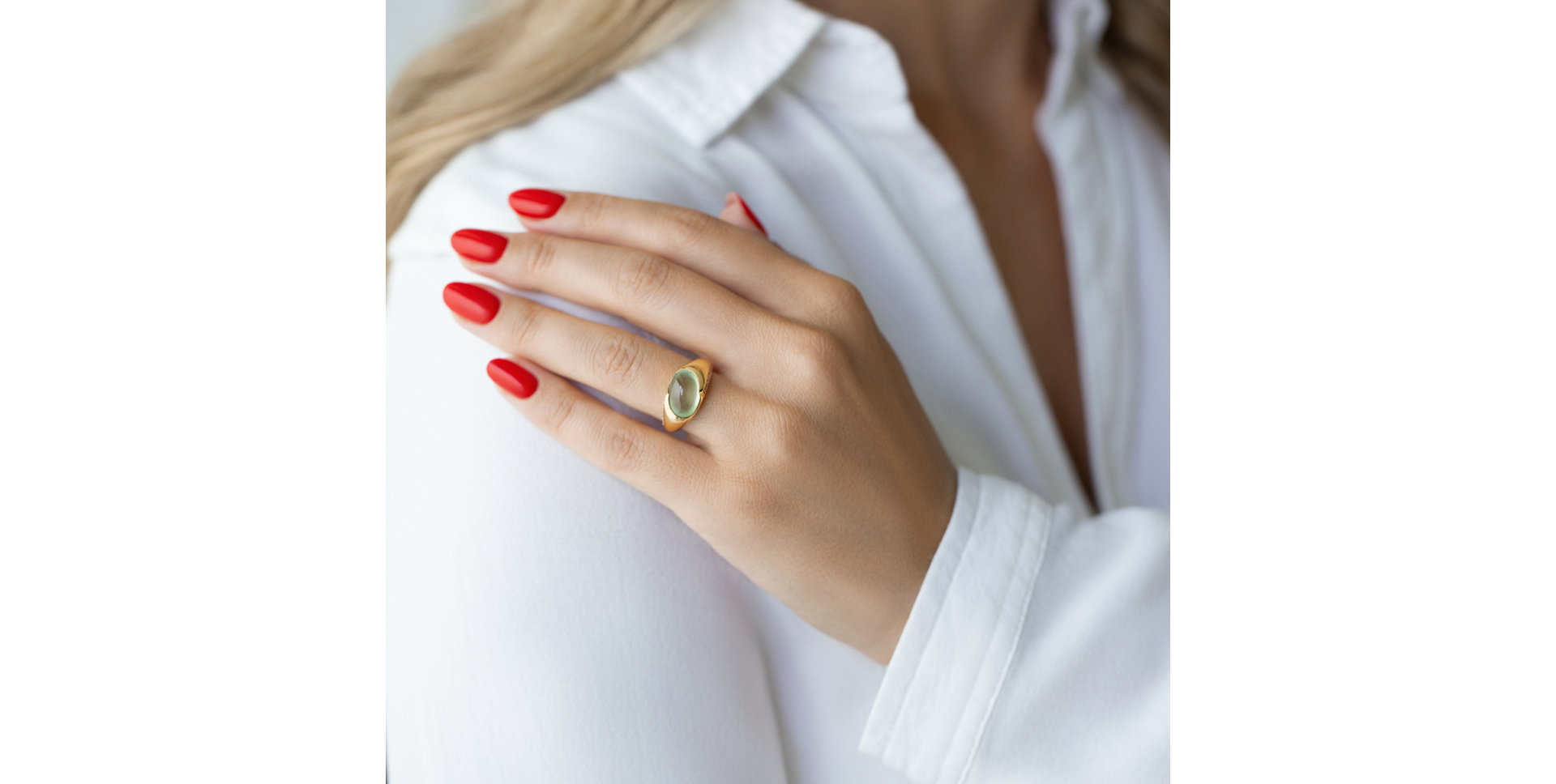 Prsteň s mesačným kameňom a diamantmi Mistress Desire