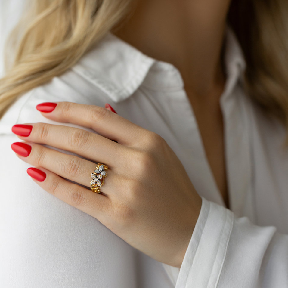 Prsteň s diamantmi Circus