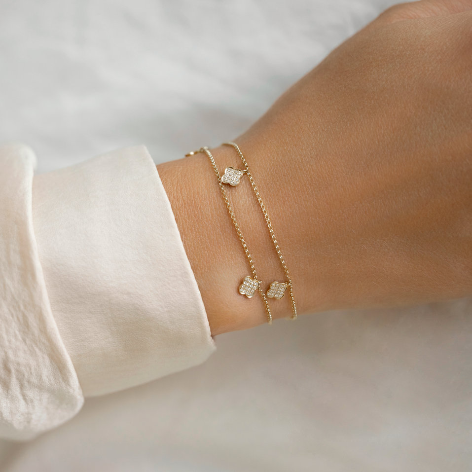 Náramok s diamantmi Endless Luck