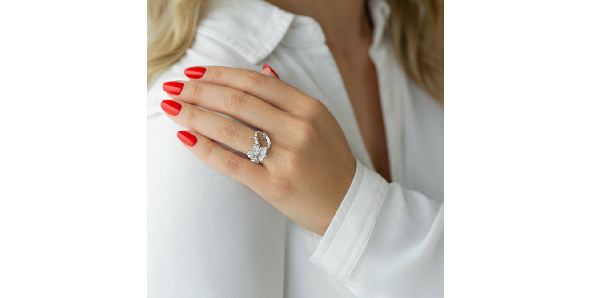 Prsteň s diamantmi Ceroline