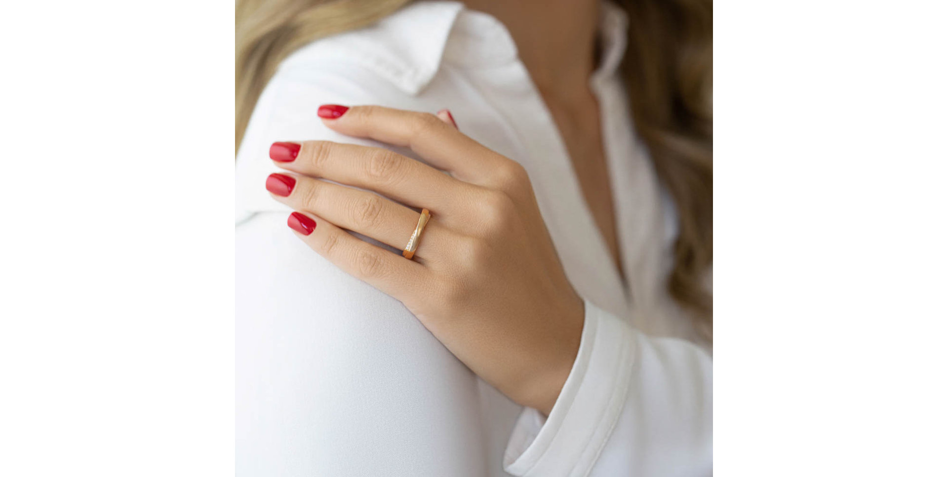 Prsteň s diamantmi Eveline