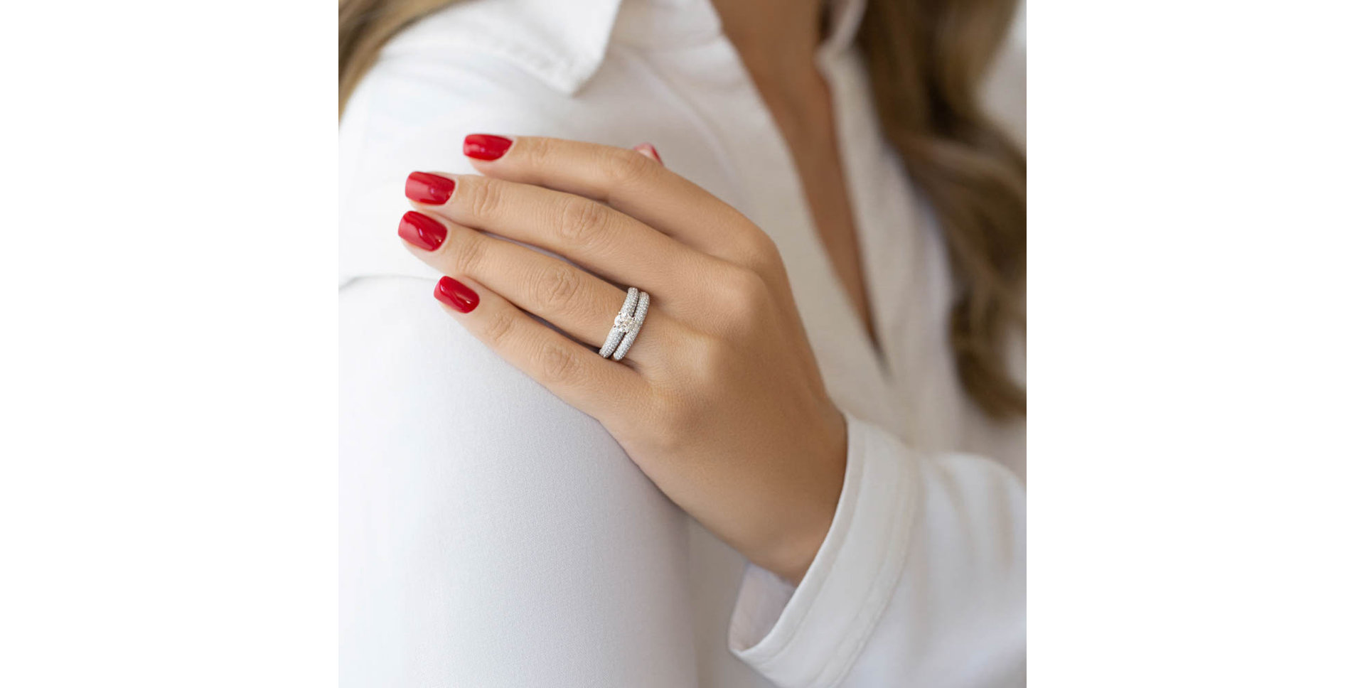 Prsteň s diamantmi Anastazia