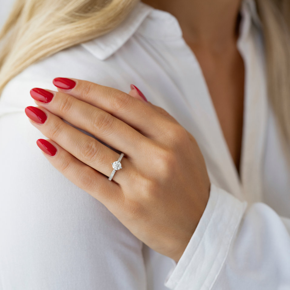 Prsteň s diamantmi Frozen Sparkle