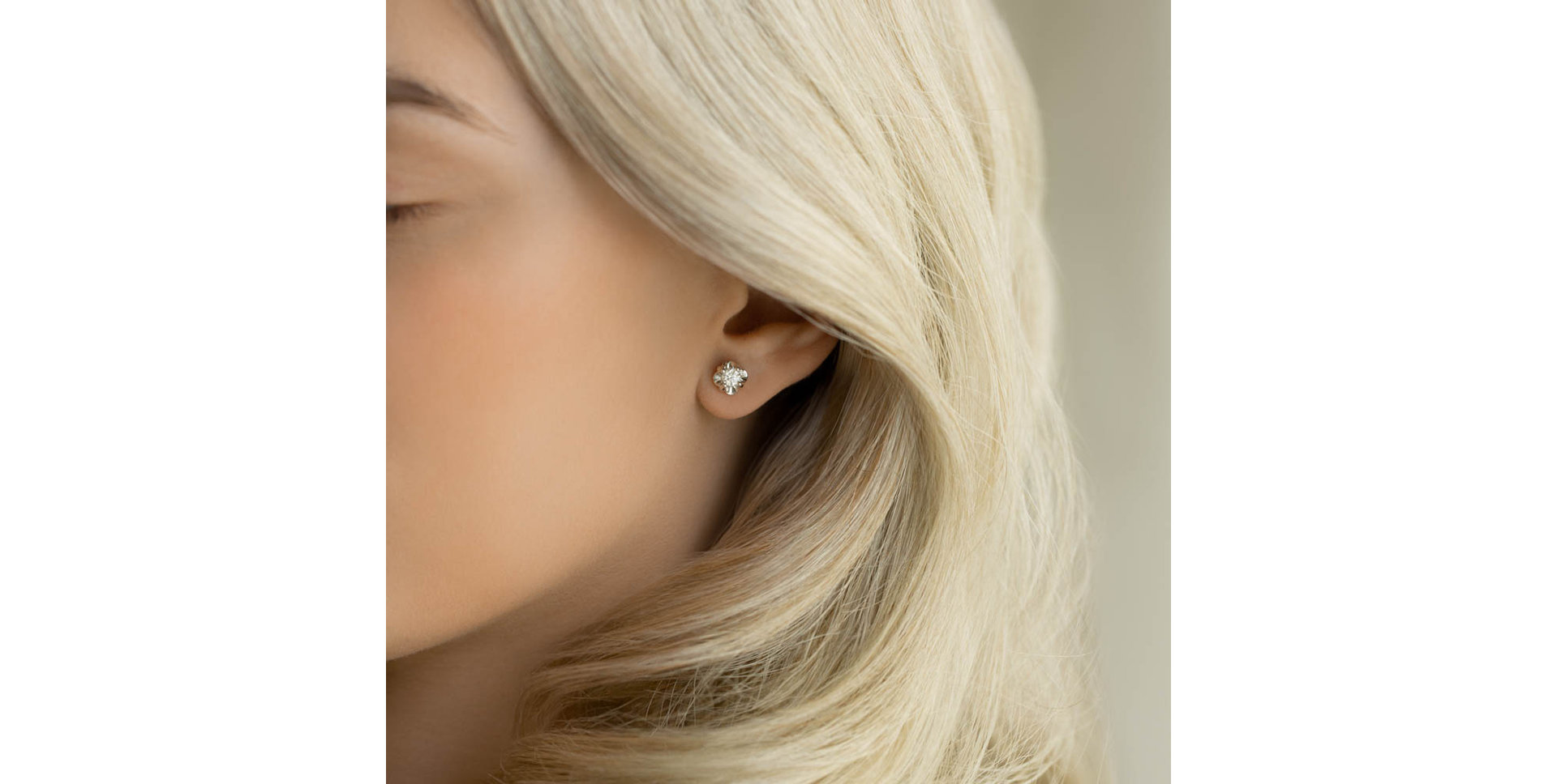 Náušnice s diamantom Fairytale Wish