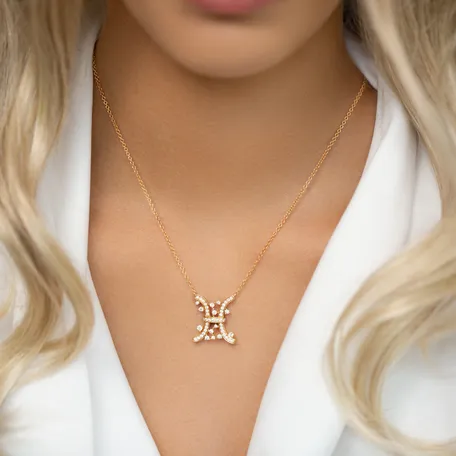 Náhrdelník s diamantmi Goddess Helena