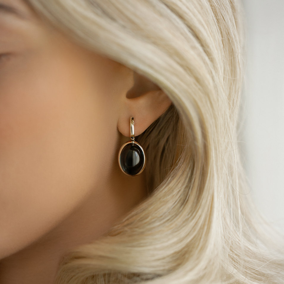 Náušnice s chalcedonom Miracle Cosmos