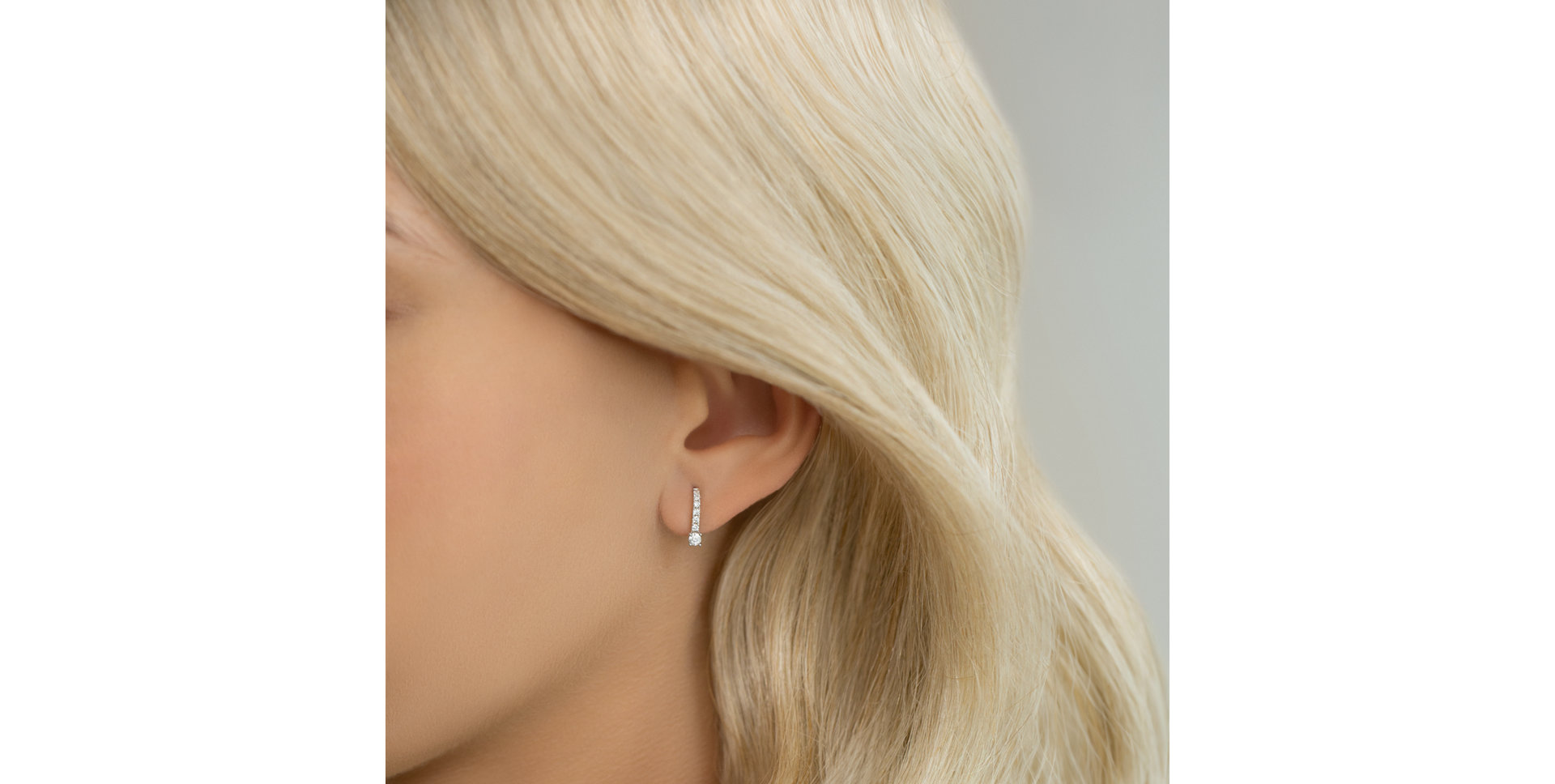 Náušnice s diamantmi Fairytale Gentility