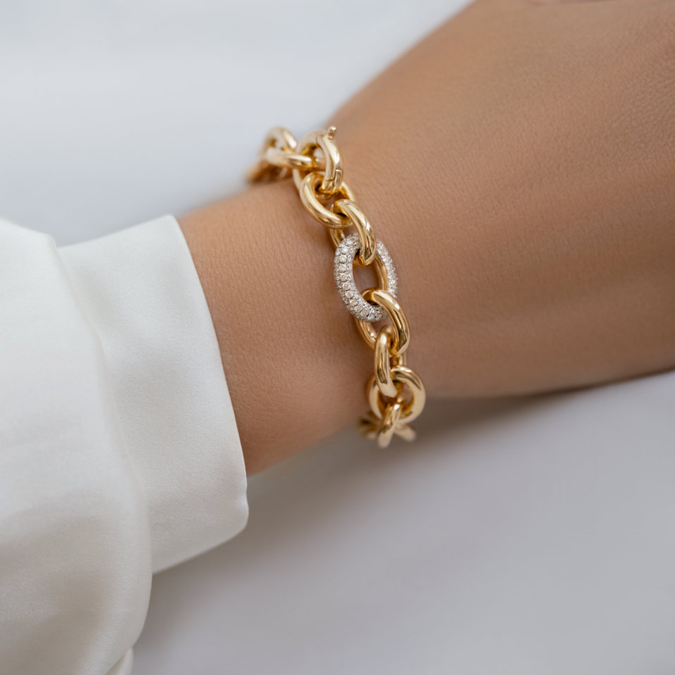 Náramok s diamantmi Daisy