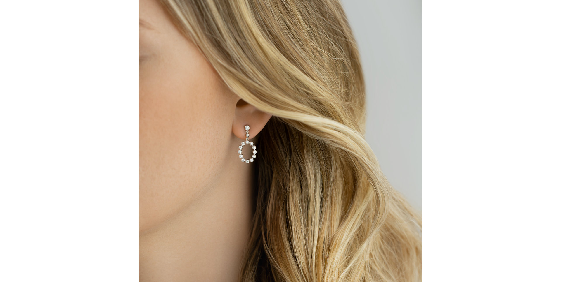 Náušnice s diamantmi Morwag