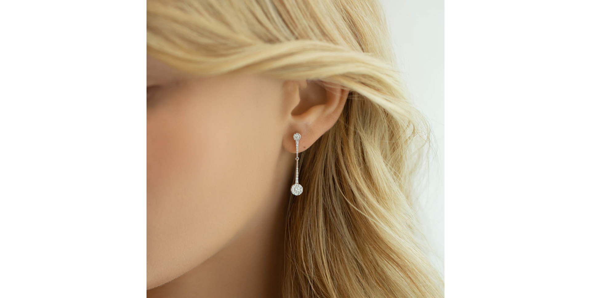 Náušnice s diamantmi Raymond