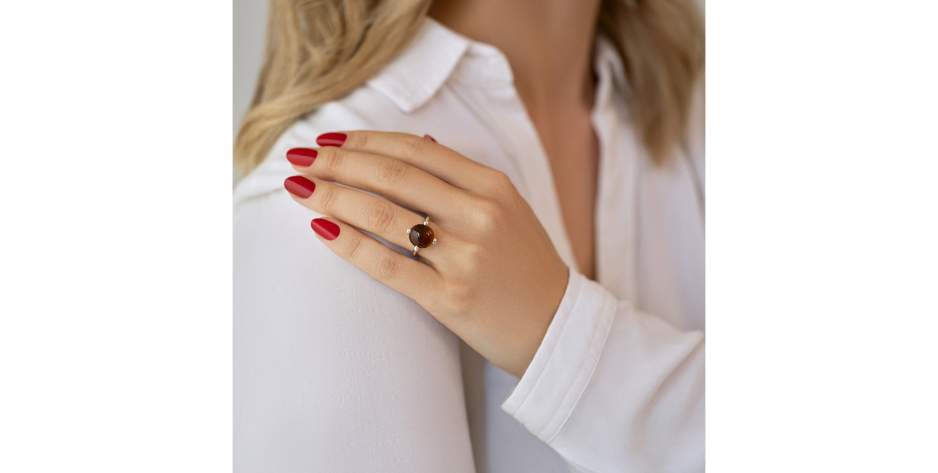 Prsteň s ametystom Space Empire