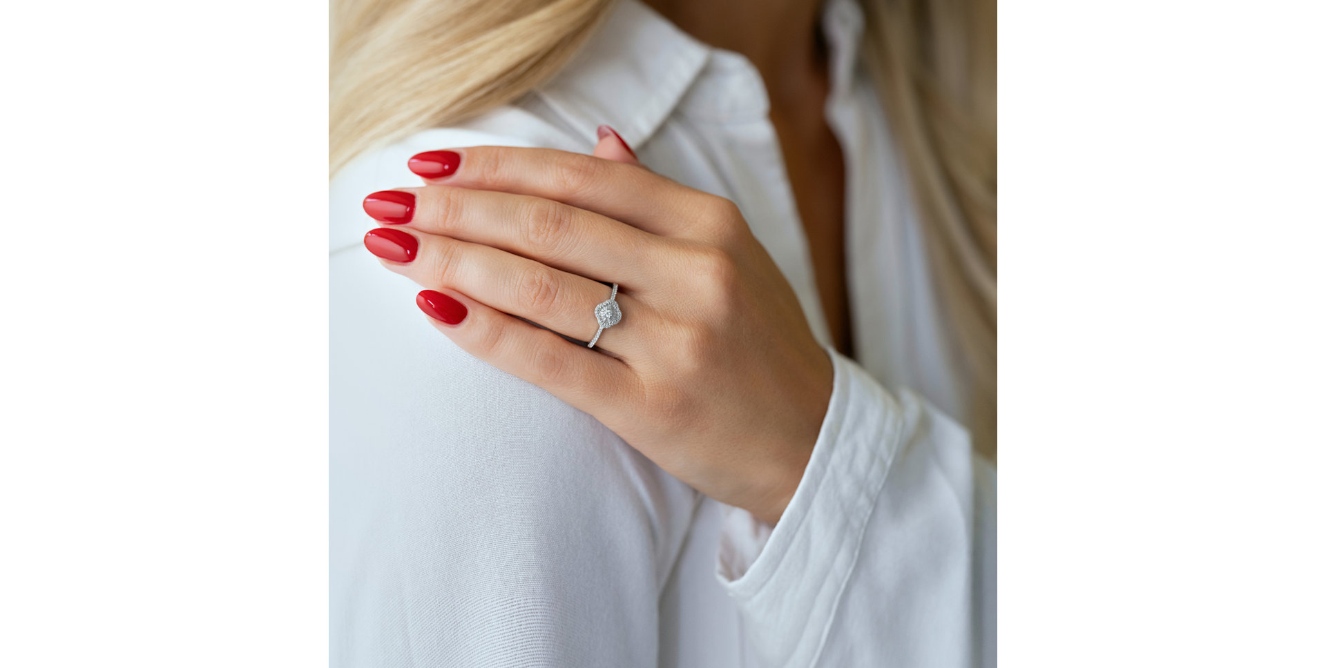 Prsteň s diamantmi Galactic Grace