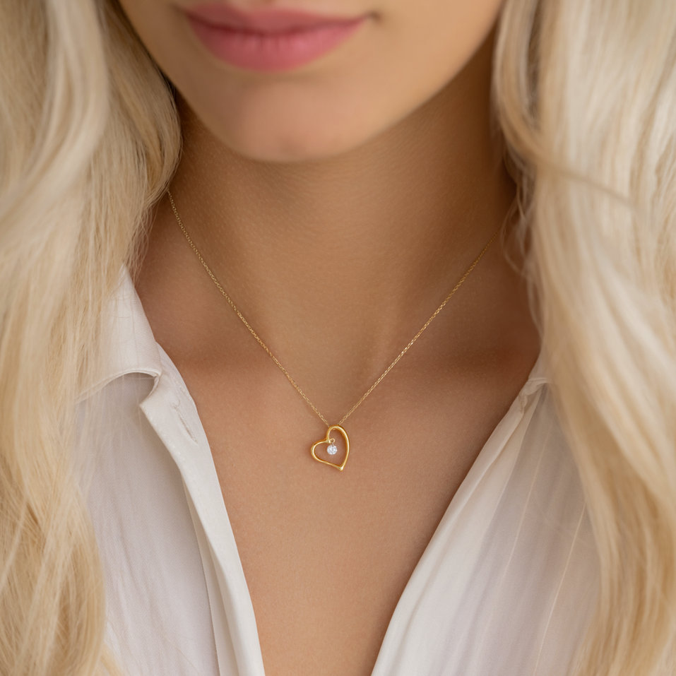 Prívesok s diamantom Jacinthe