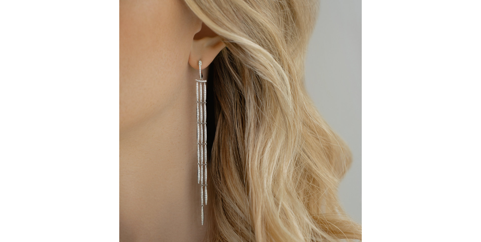 Náušnice s diamantmi Anitha