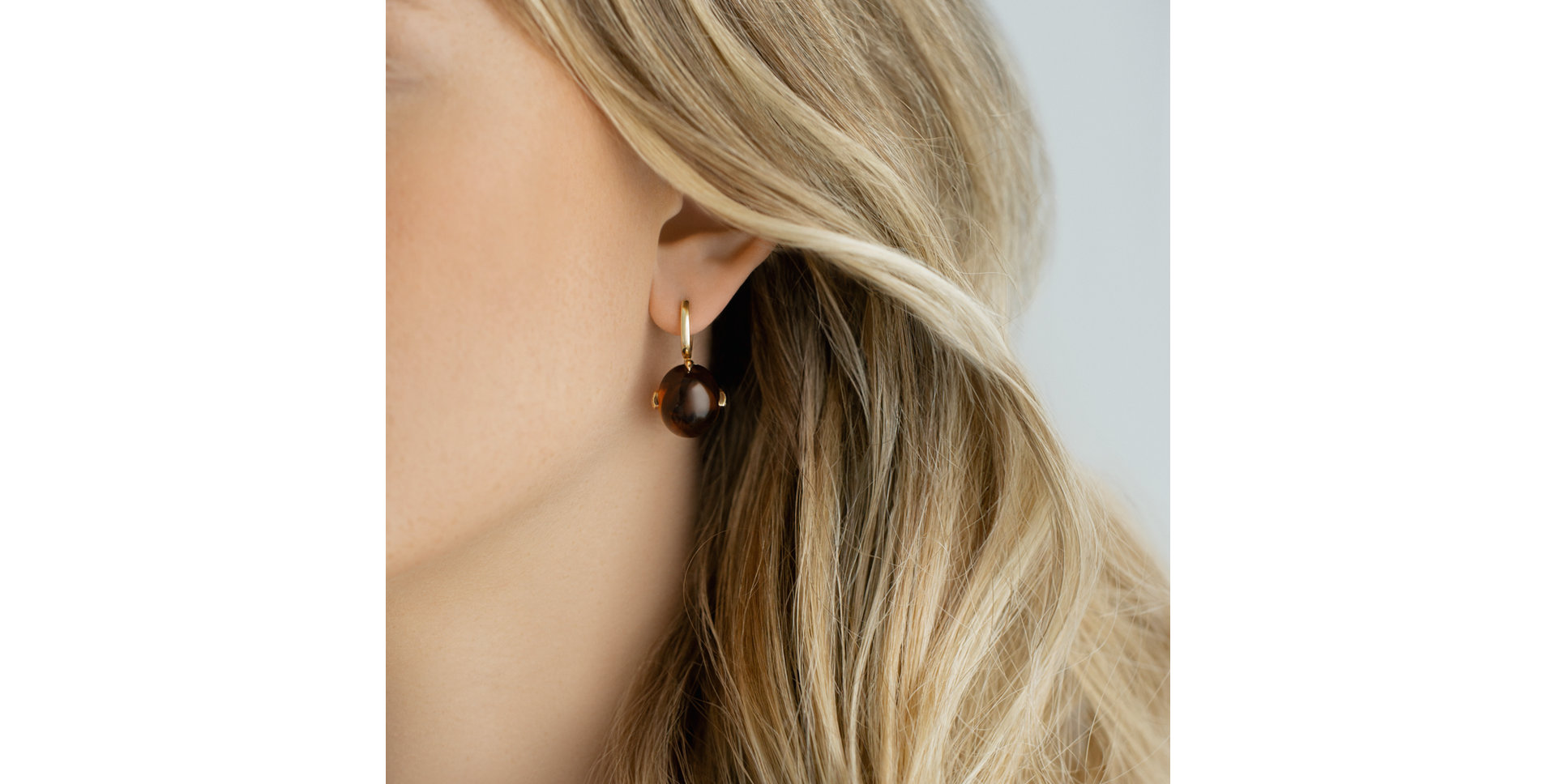 Náušnice s quartzom a diamantmi Shining Grace