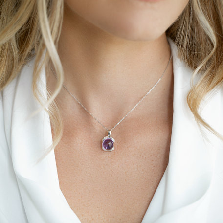 Přívěsok s quartzom a diamantmi Royal Drop