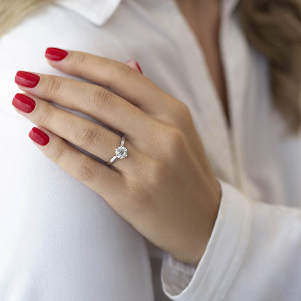 Prsteň s diamantom Eternal Joy