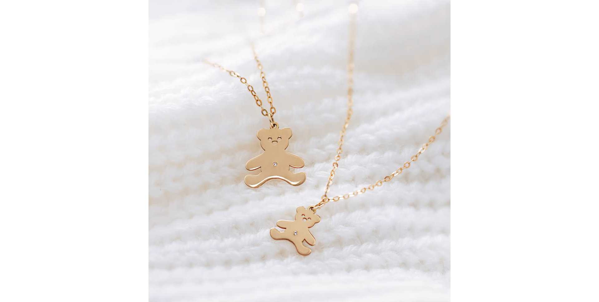 Náhrdelník s diamantom Teddy