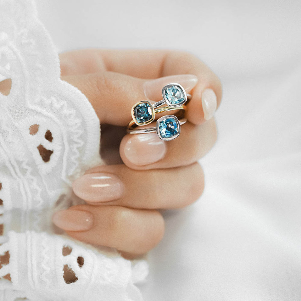 Prsteň s citrínom madeira Space Bonbon