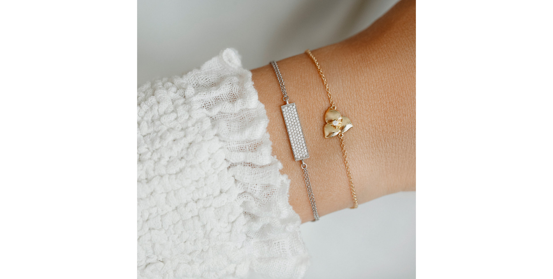 Náramok s diamantmi Winter Memories