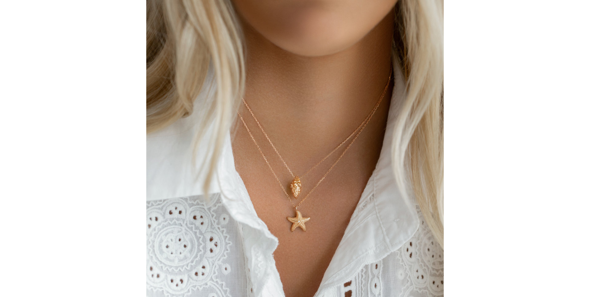 Náhrdelník s diamantom Sea Treasure