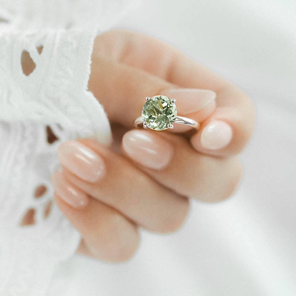 Prsteň s rhodolitom Bonbon