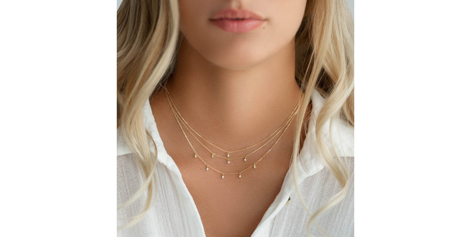 Náhrdelník s diamantom Waltz