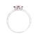 Prsteň s ruženínom Bonbon4