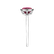 Prsteň s topásom pink Bonbon3