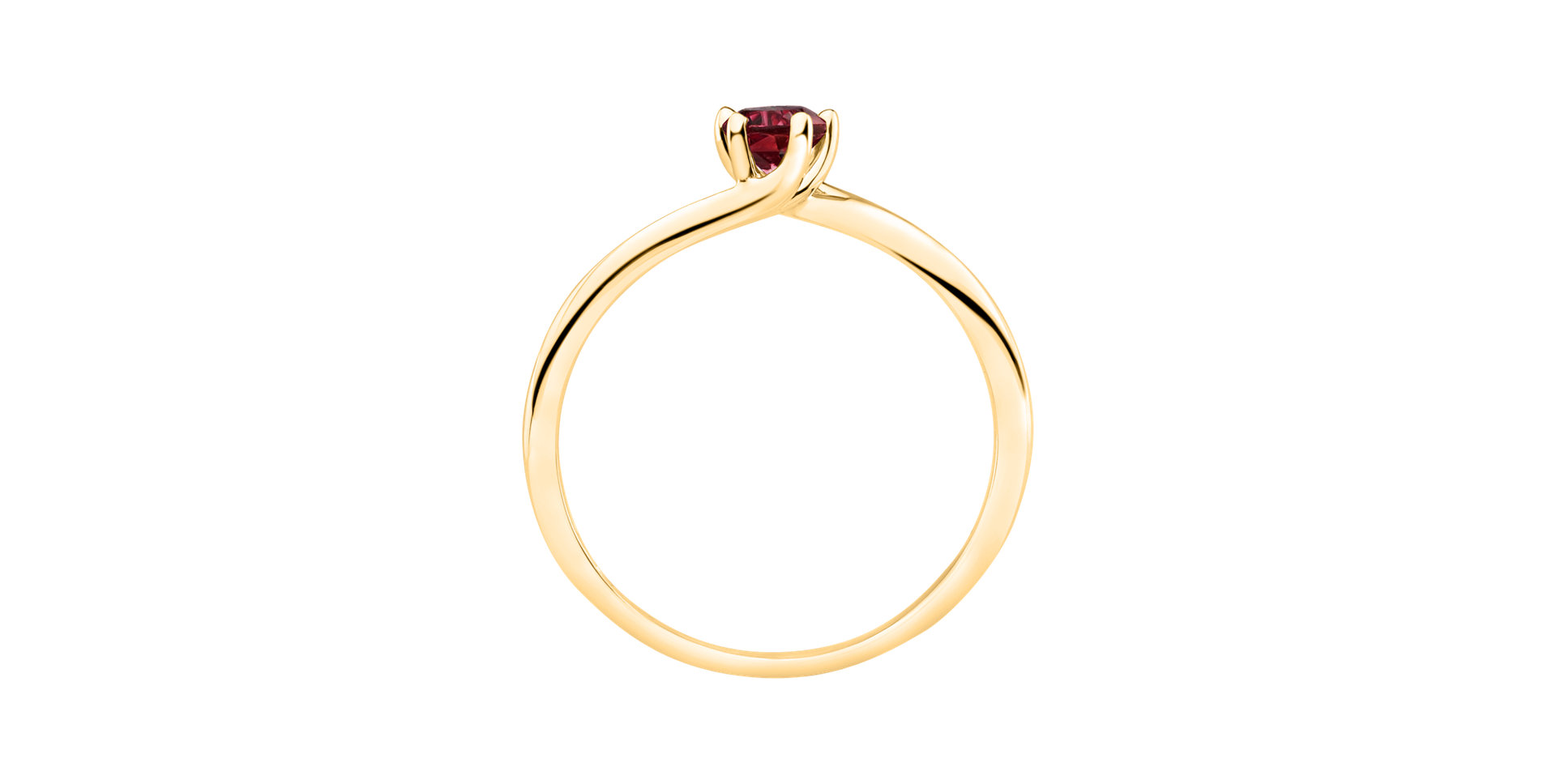 Prsteň s rhodolitom Bonbon