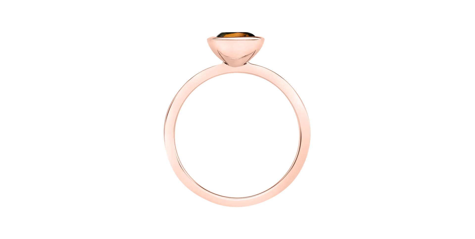 Prsteň s citrínom madeira Bonbon