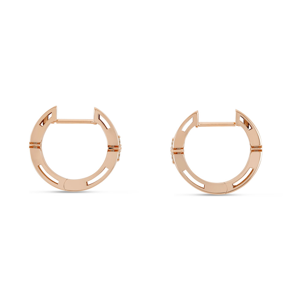 Náušnice s diamantmi Love in Verona