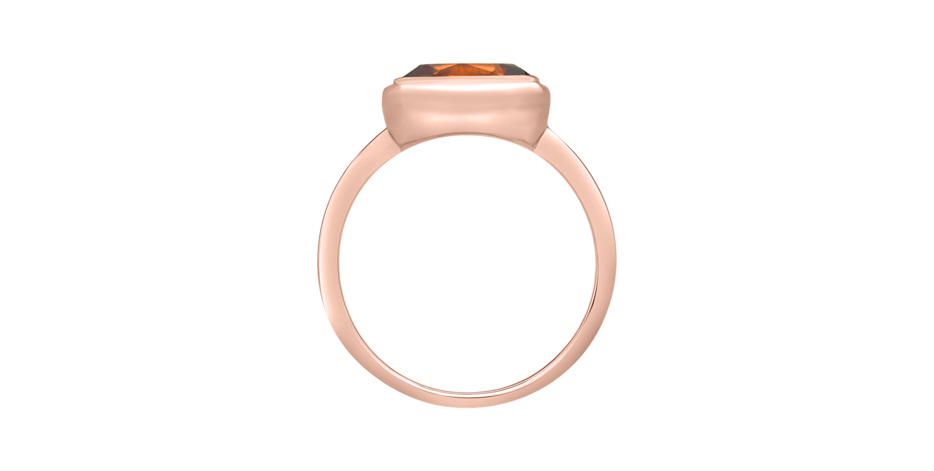 Prsteň s citrínom madeira Bonbon