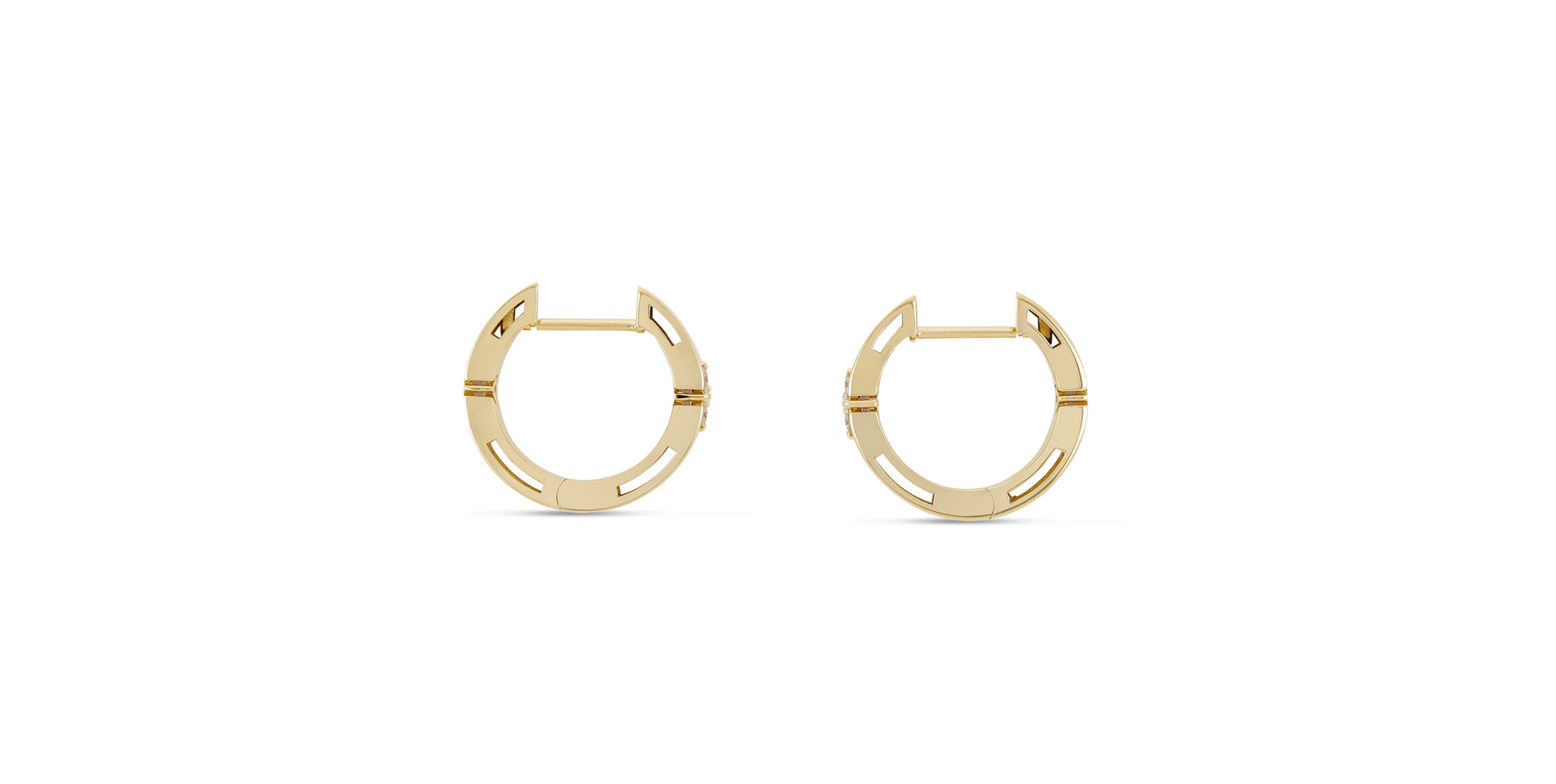 Náušnice s diamantmi Love in Verona